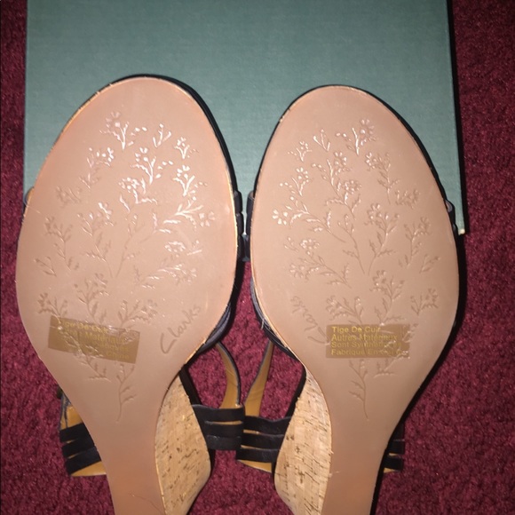 Brand NEW Clark Laguna Cove Black Sandals Size 6.5 - Picture 4 of 6